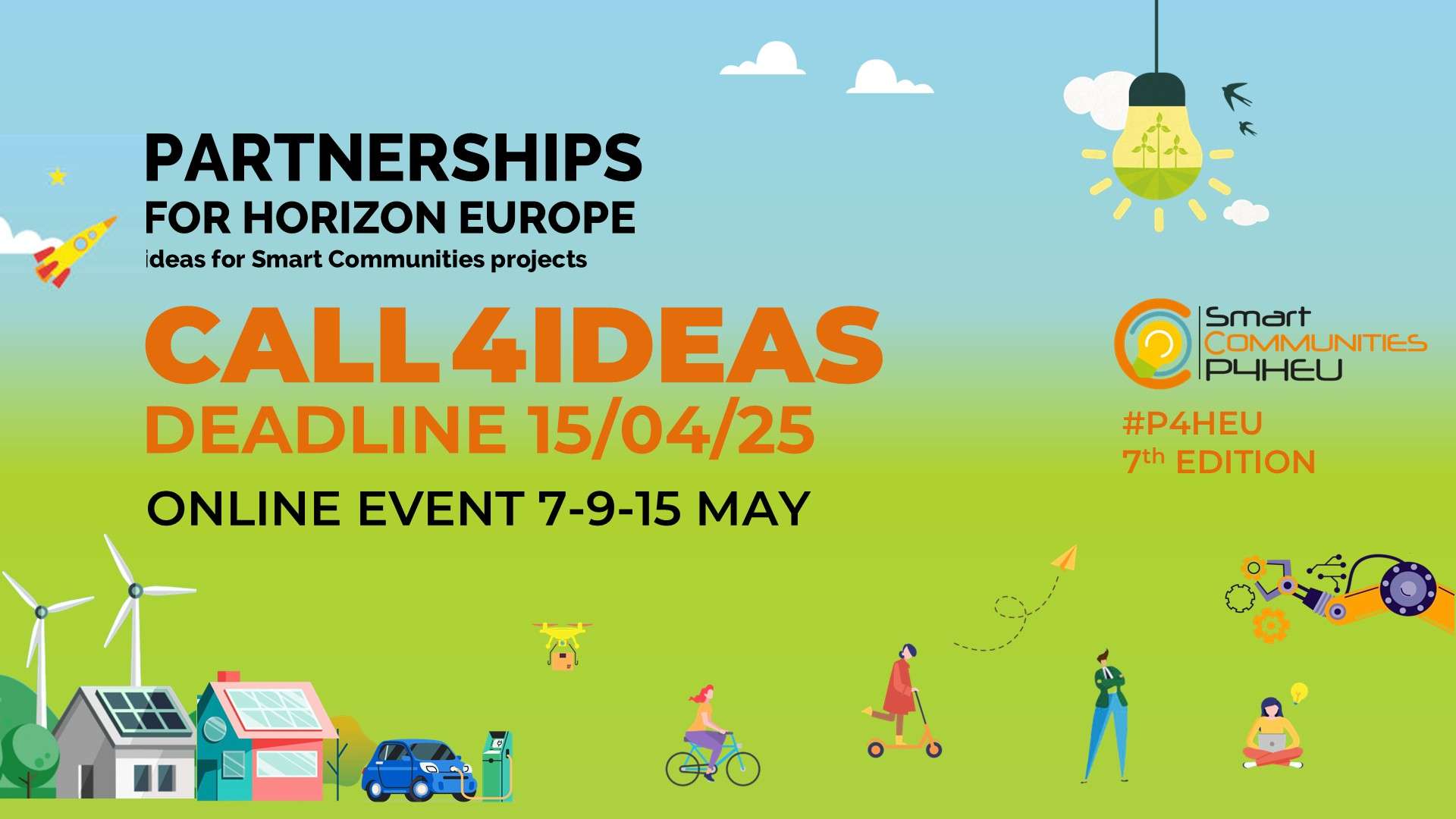 Call4Ideas Partnerships for Horizon Europe #7 – Deadline 15/04